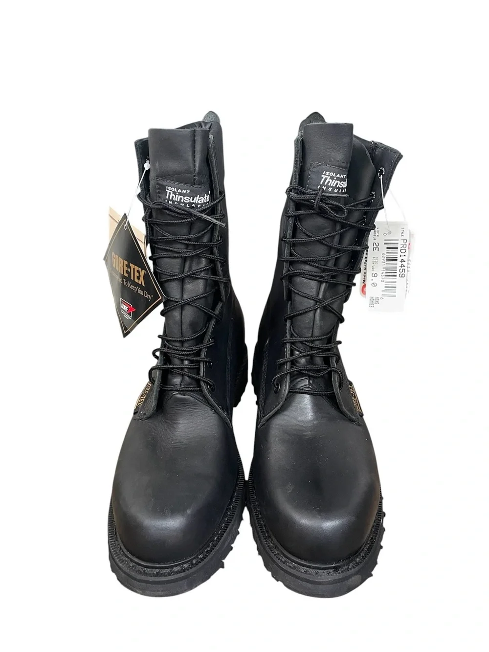 Vintage Prospector Men’s GORE-TEX Thinsulate Work & Combat Boots Black 9 EE